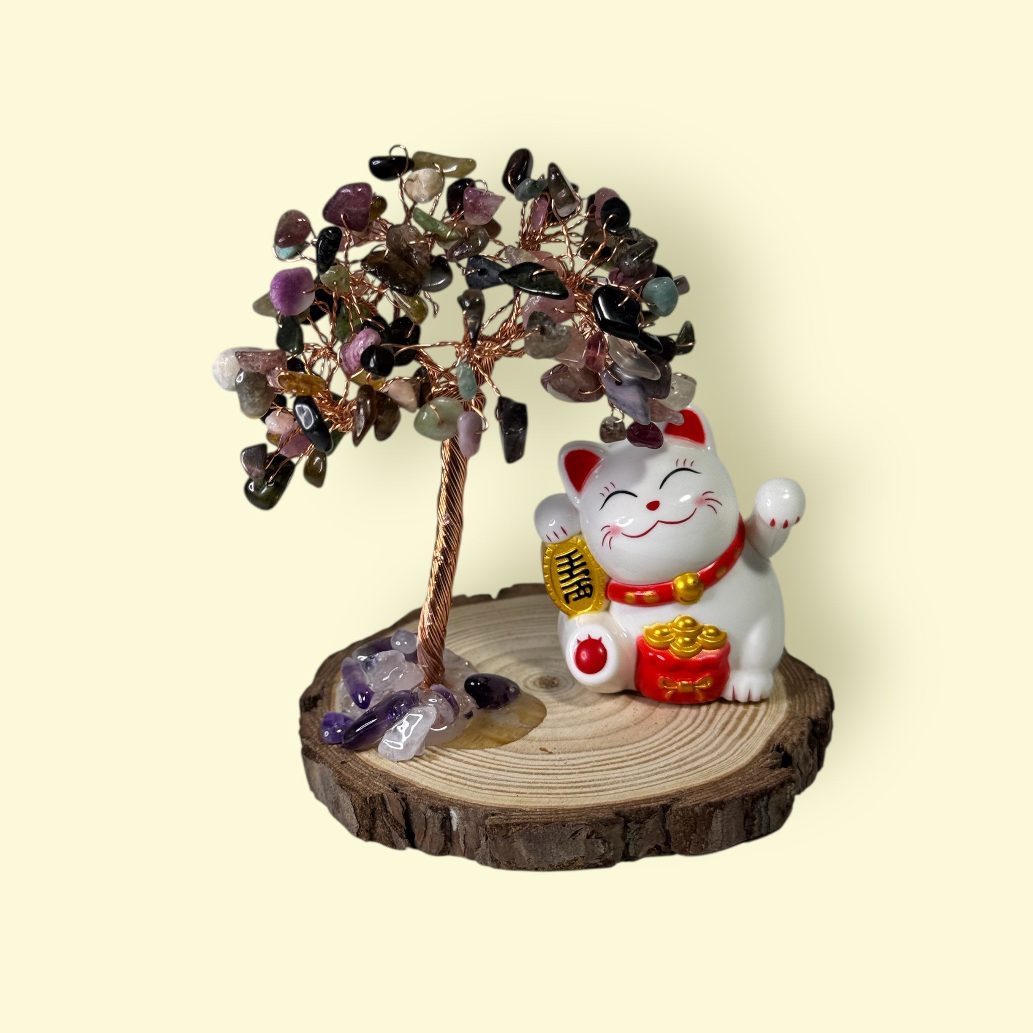 Lucky Cat Tree-Amethyst