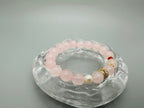 Rosa Quarz Armband mit Zuchtperle – Sanfte Energie & Zeitlose Eleganz