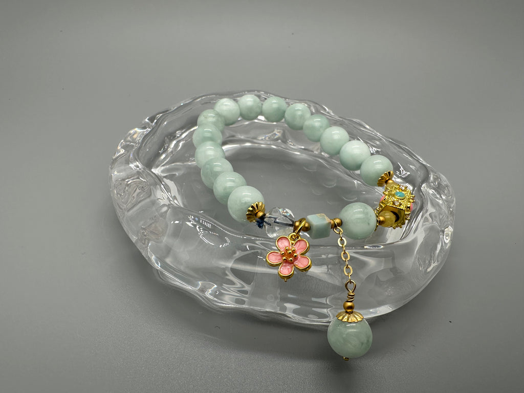 Grüner Larimar Armband – Harmonie & Eleganz