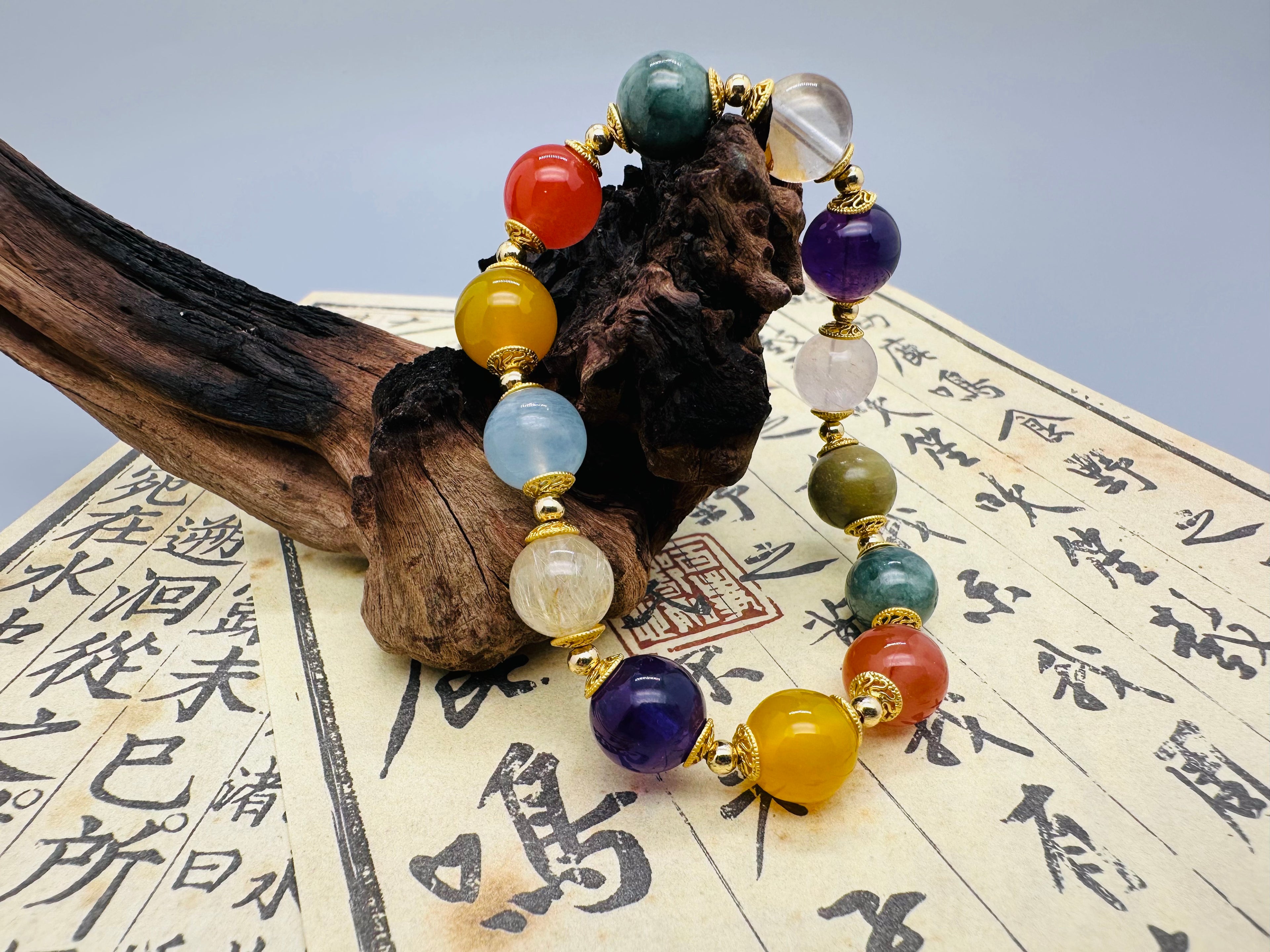 Multi-Treasure Crystal Armband