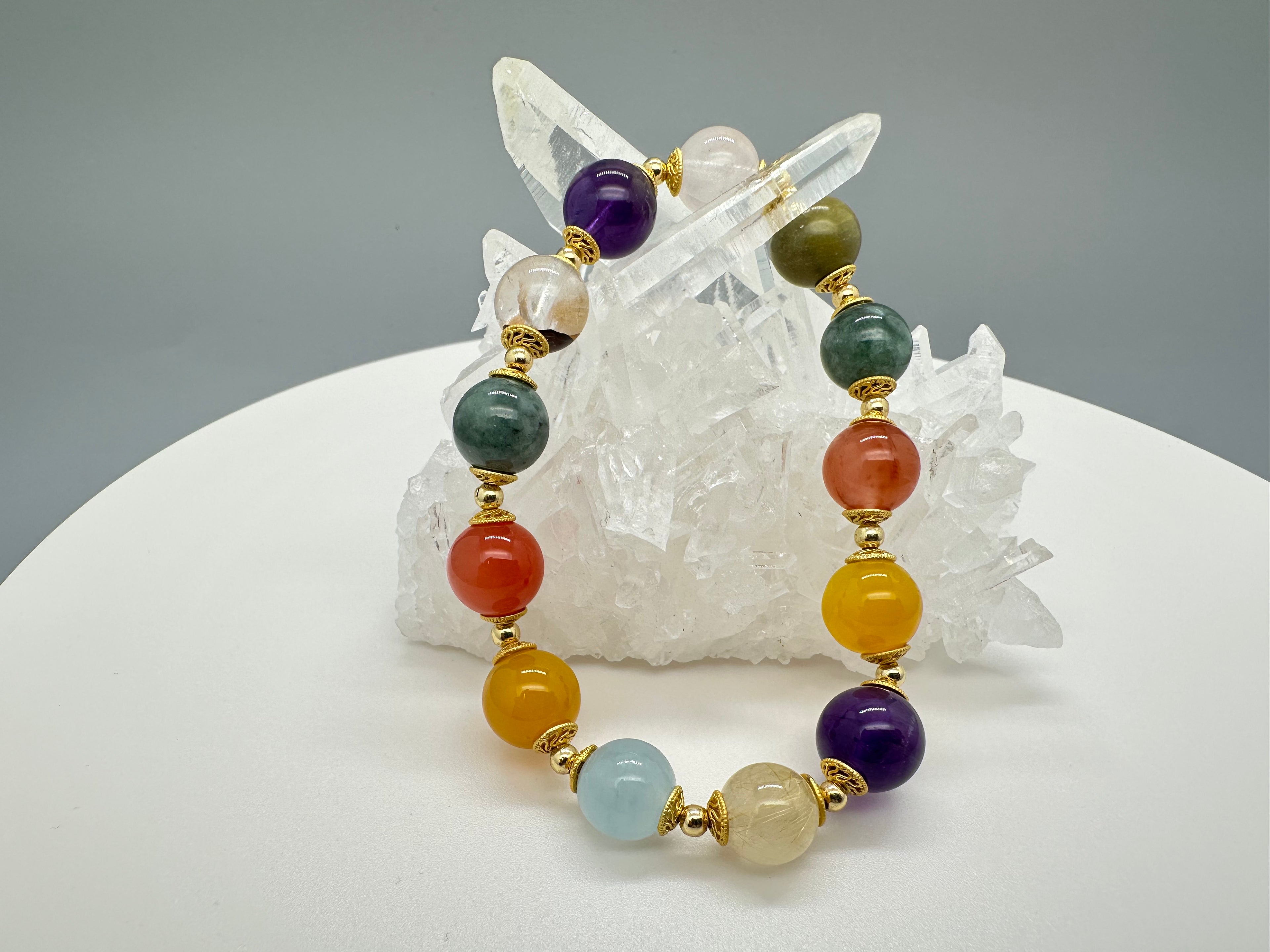 Multi-Treasure Crystal Armband
