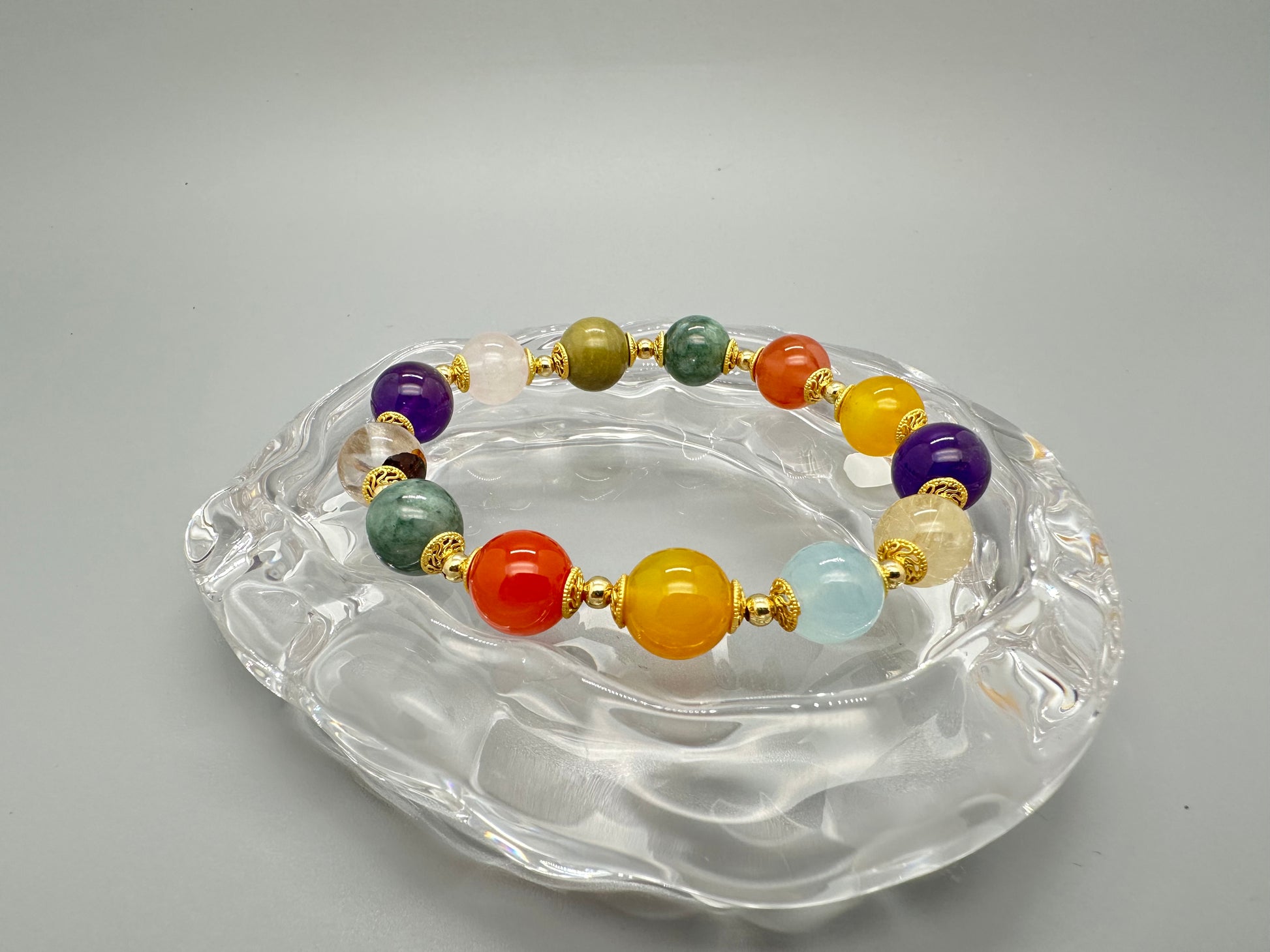 Multi-Treasure Crystal Armband