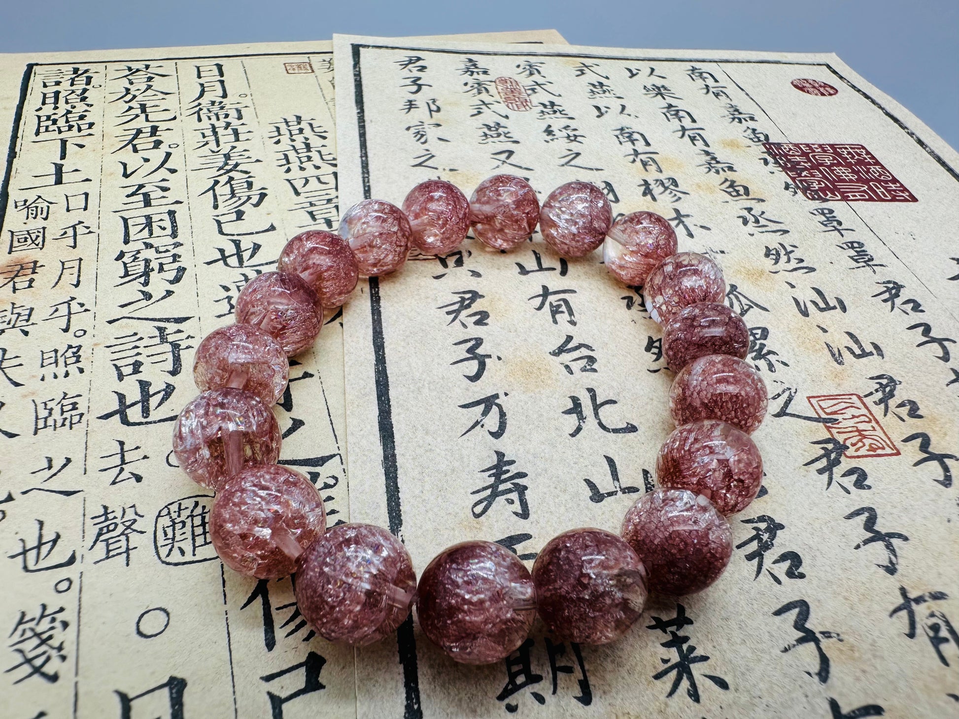 Super 7 Bracelet_Pink fireworks