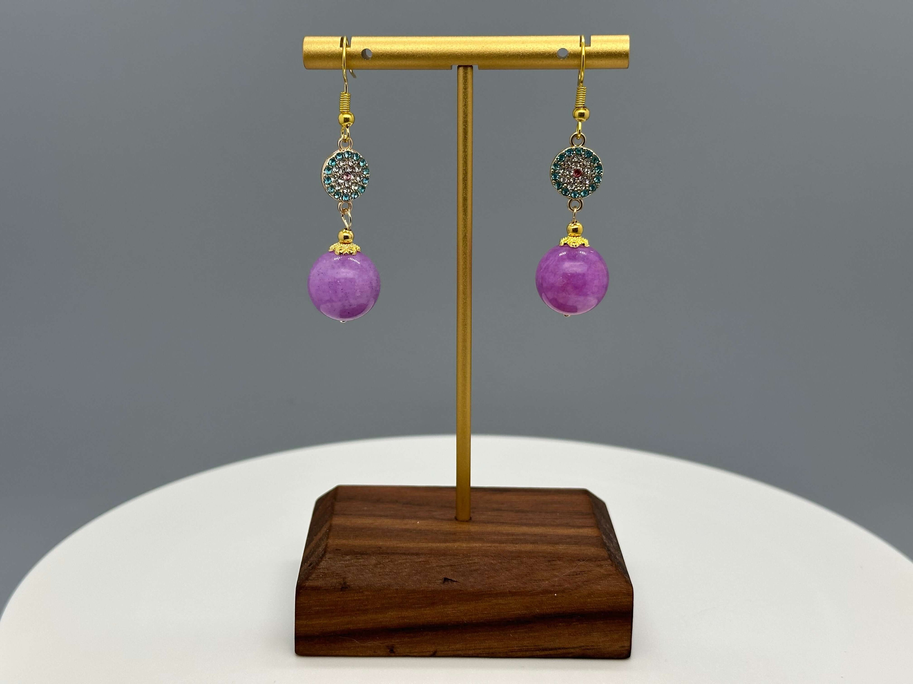 Elegante Amethyst-Ohrringe