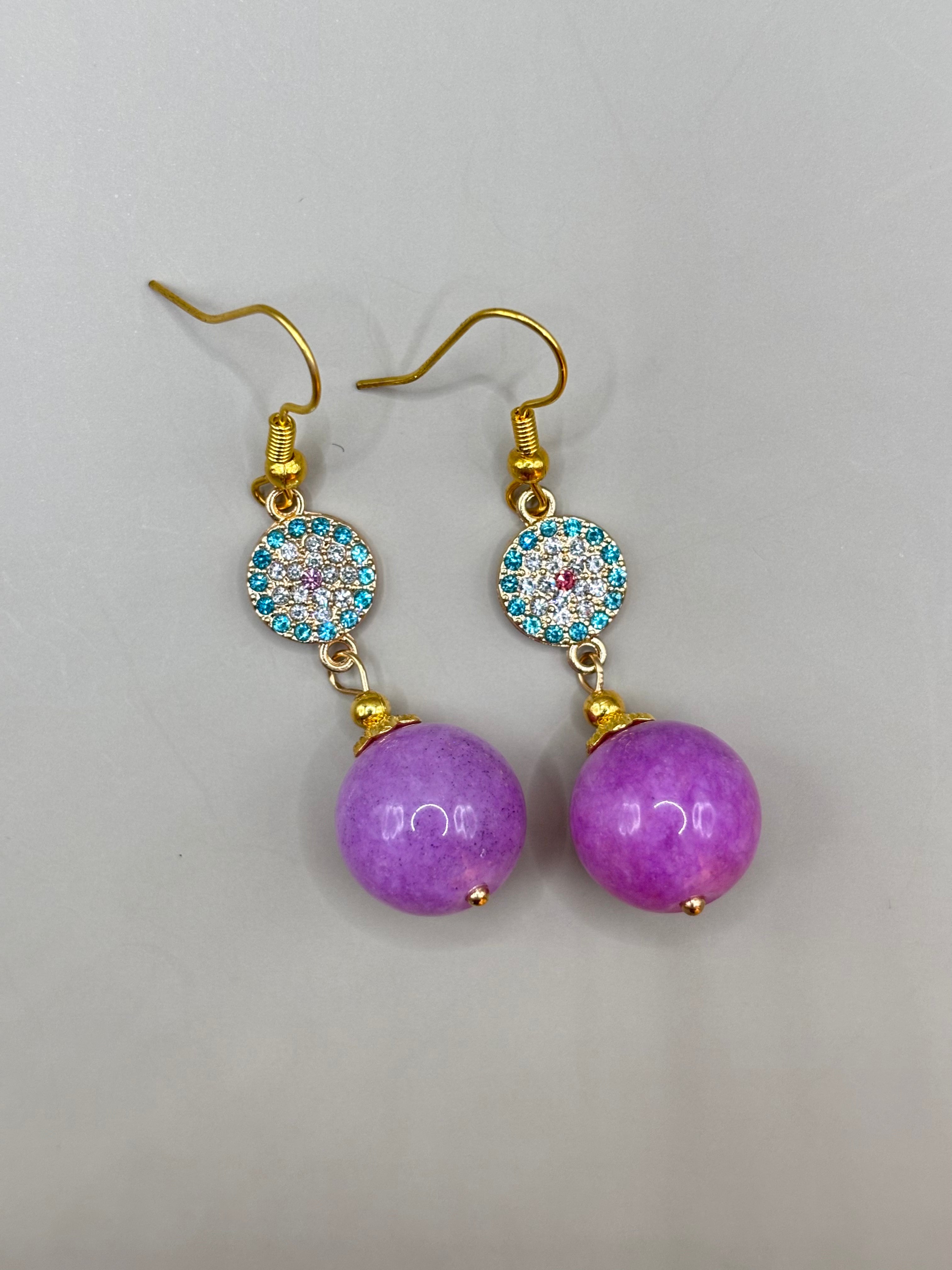 Elegante Amethyst-Ohrringe