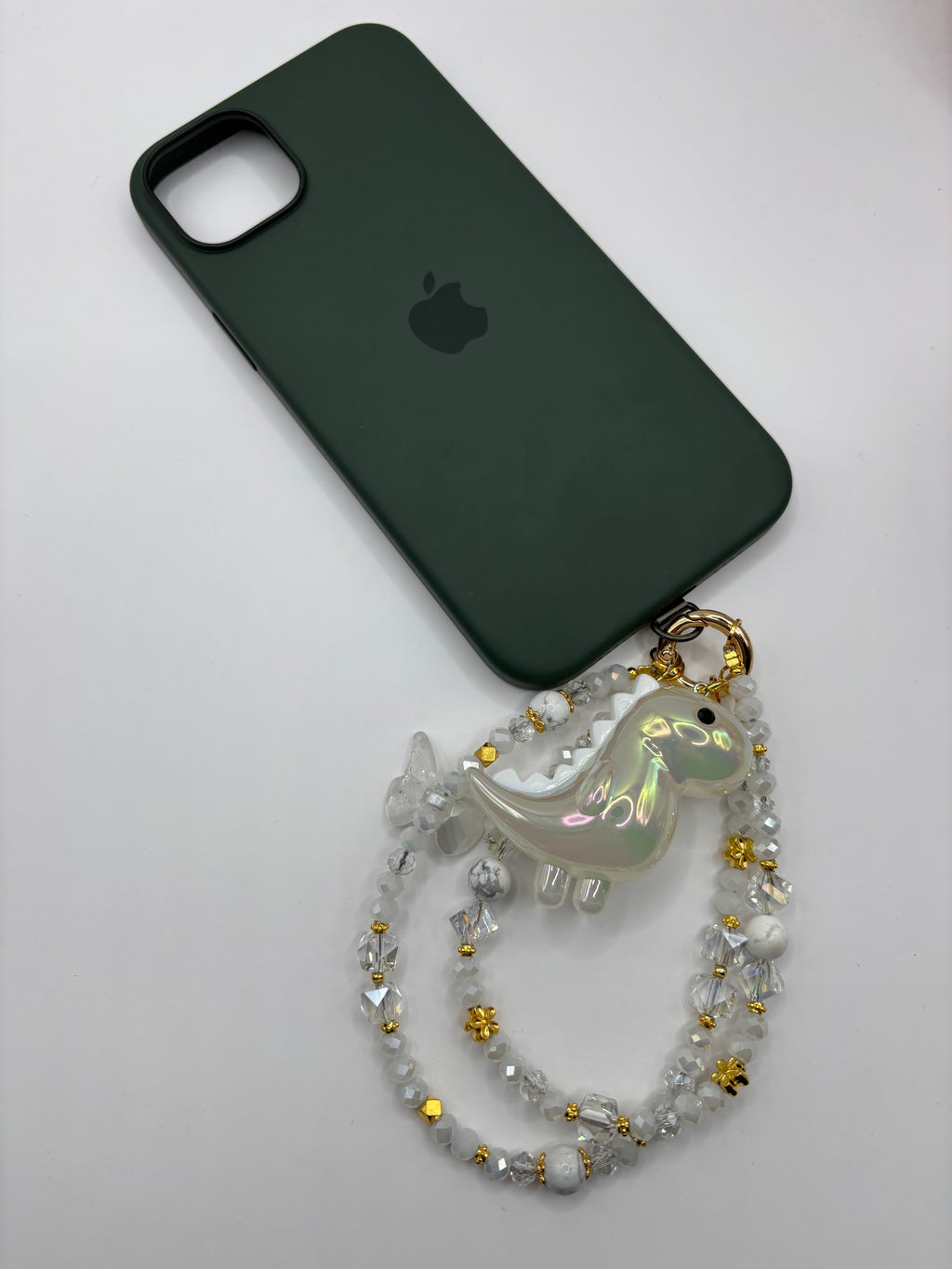 Weißes Dino-Klarer Quarz