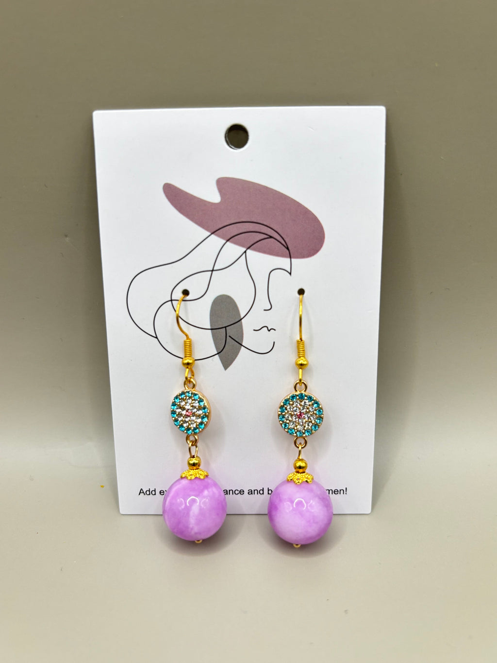 Elegante Amethyst-Ohrringe