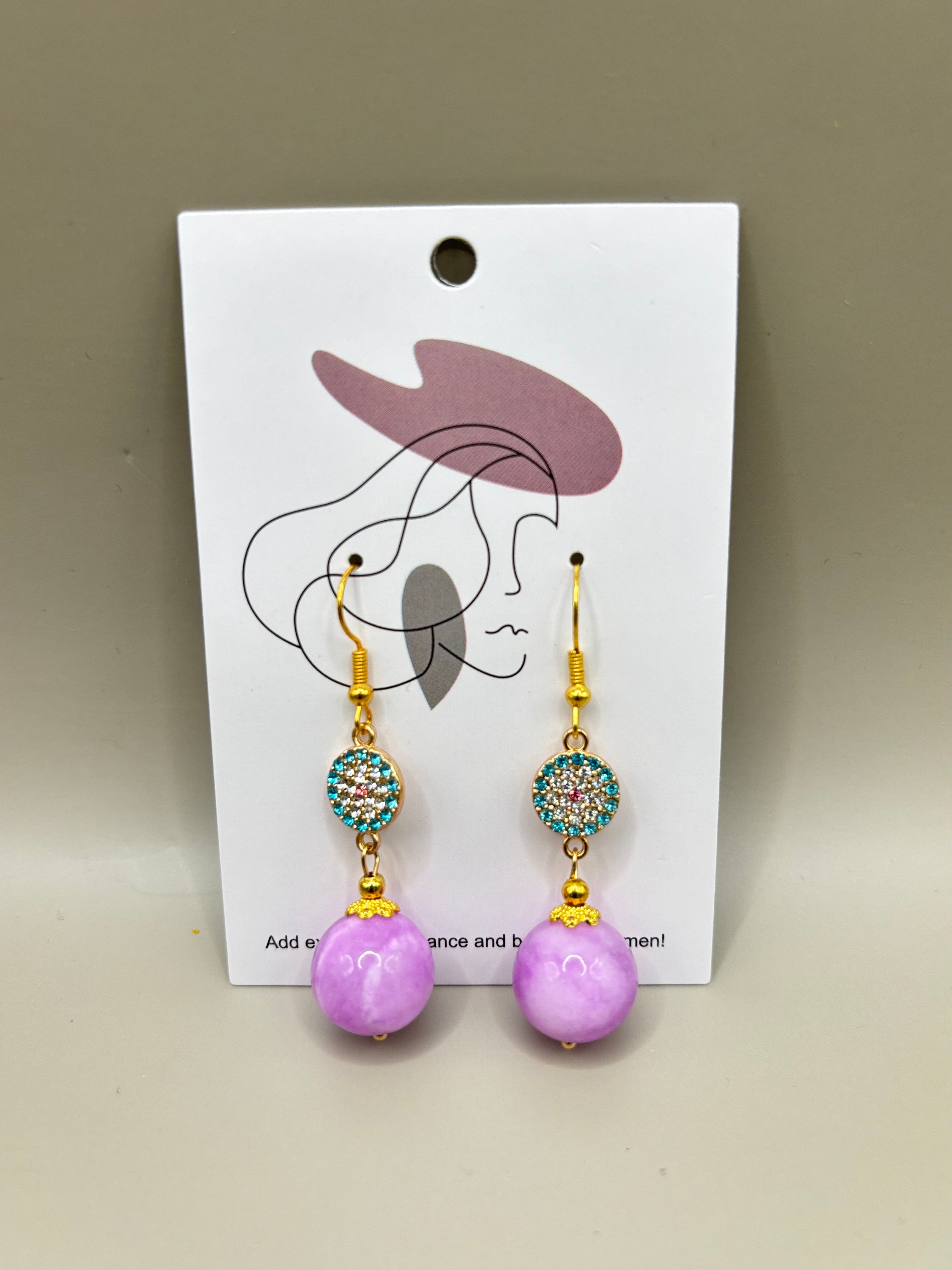 Elegante Amethyst-Ohrringe