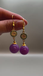 Elegante Amethyst-Ohrringe